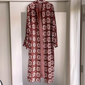 Zara Woman Knit Longline Jacquard Coat Special Edition - SZ XL/NWOT